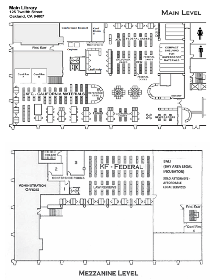 Floor Plans Law Library